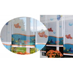00850 Panel prosty 1szt - NEMO rybki z plexi